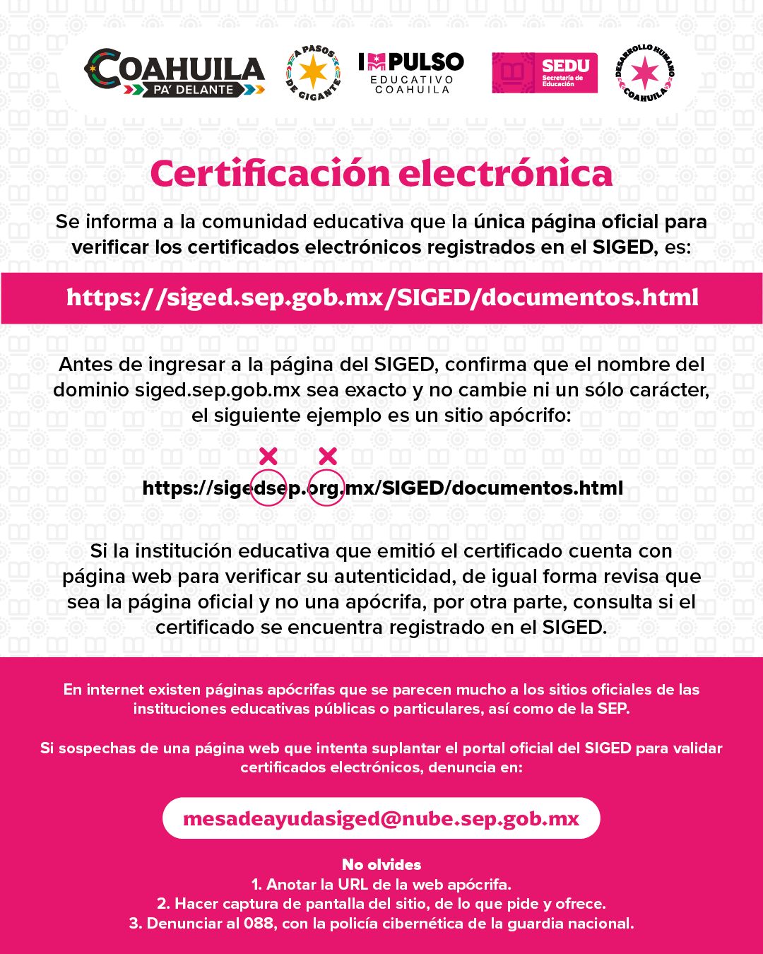 CERTIFICACIÓN ELECTRÓNICA